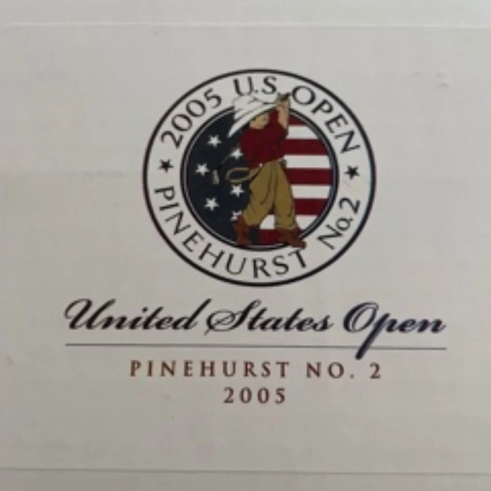 2005 U.S. Open Championship Pinehurst No.2 Commemorative Coaster Set.